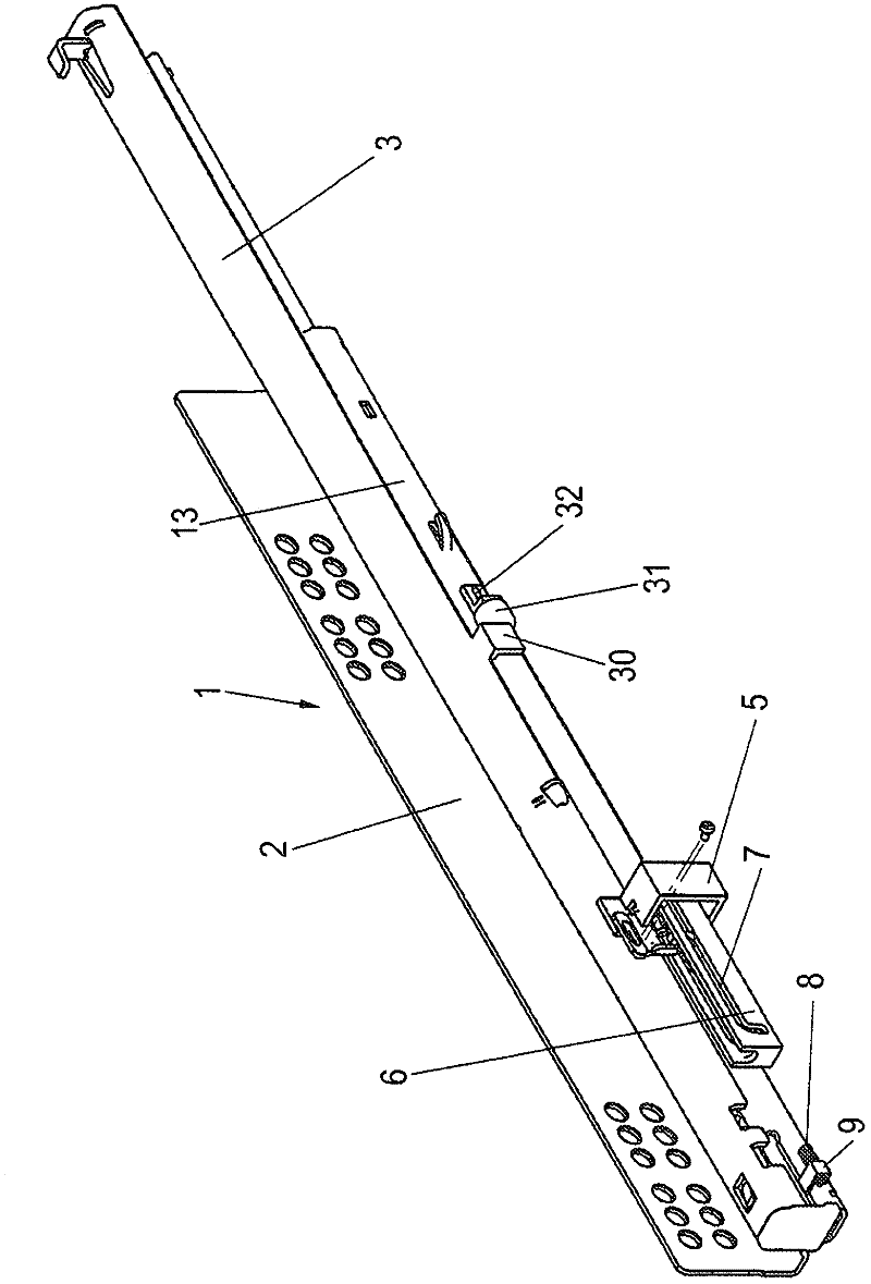 Ejection mechanism, pull-out guide and ejection system