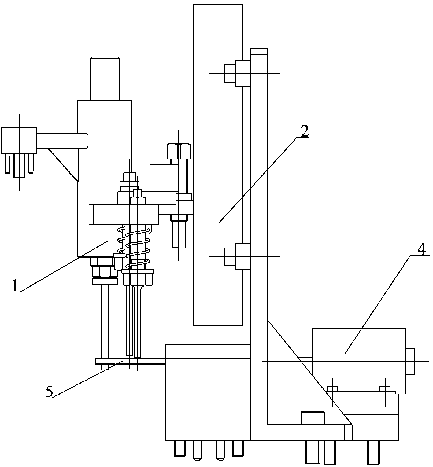 Device for detecting powder amount of campaign bomb