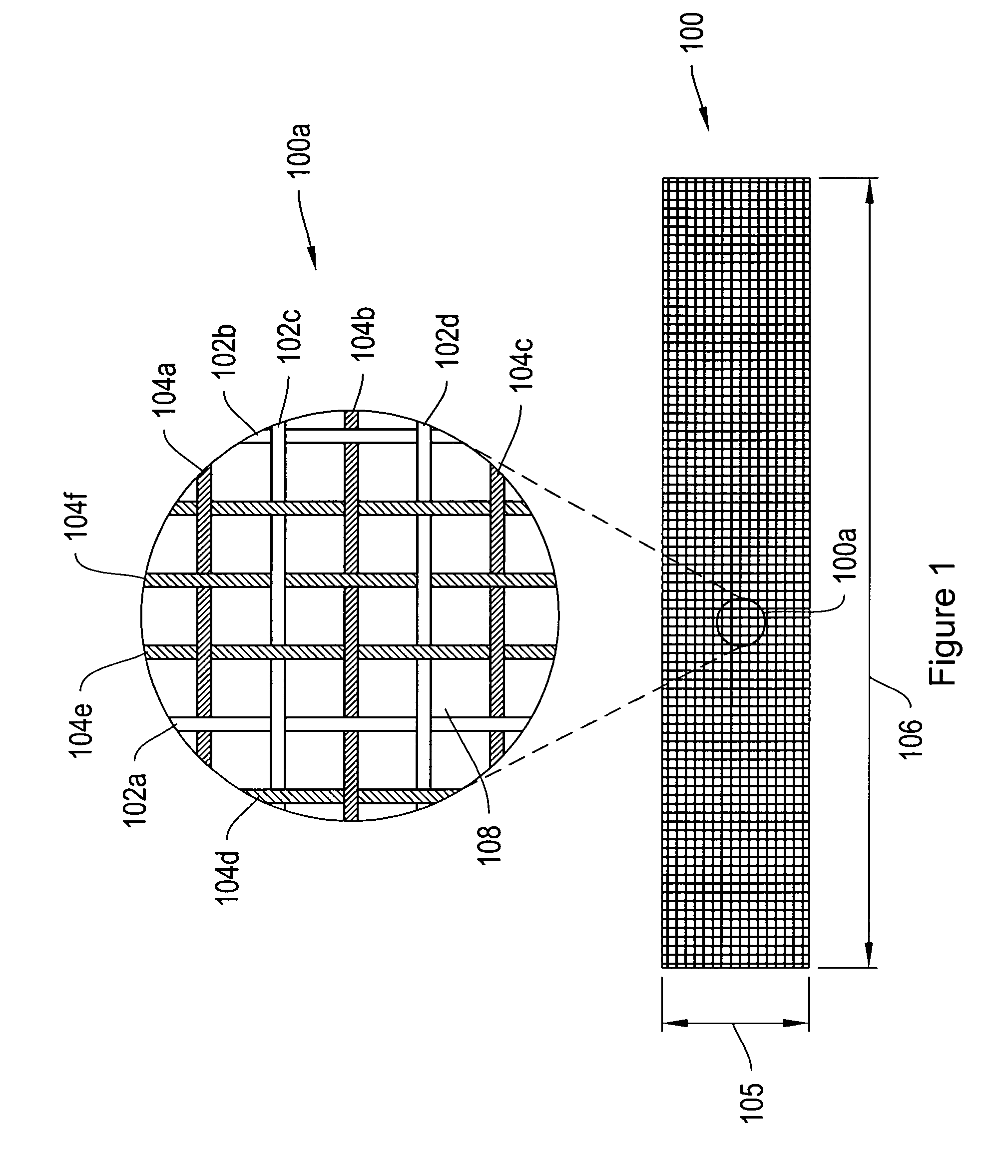 Implantable mesh combining biodegradable and non-biodegradable fibers