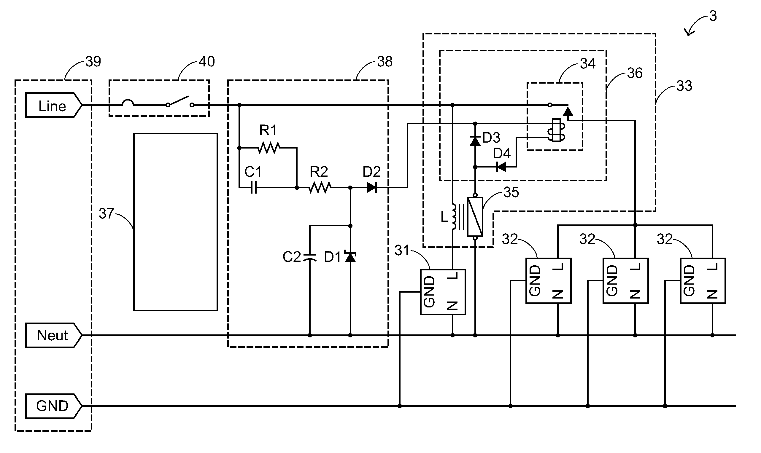 Power strip device