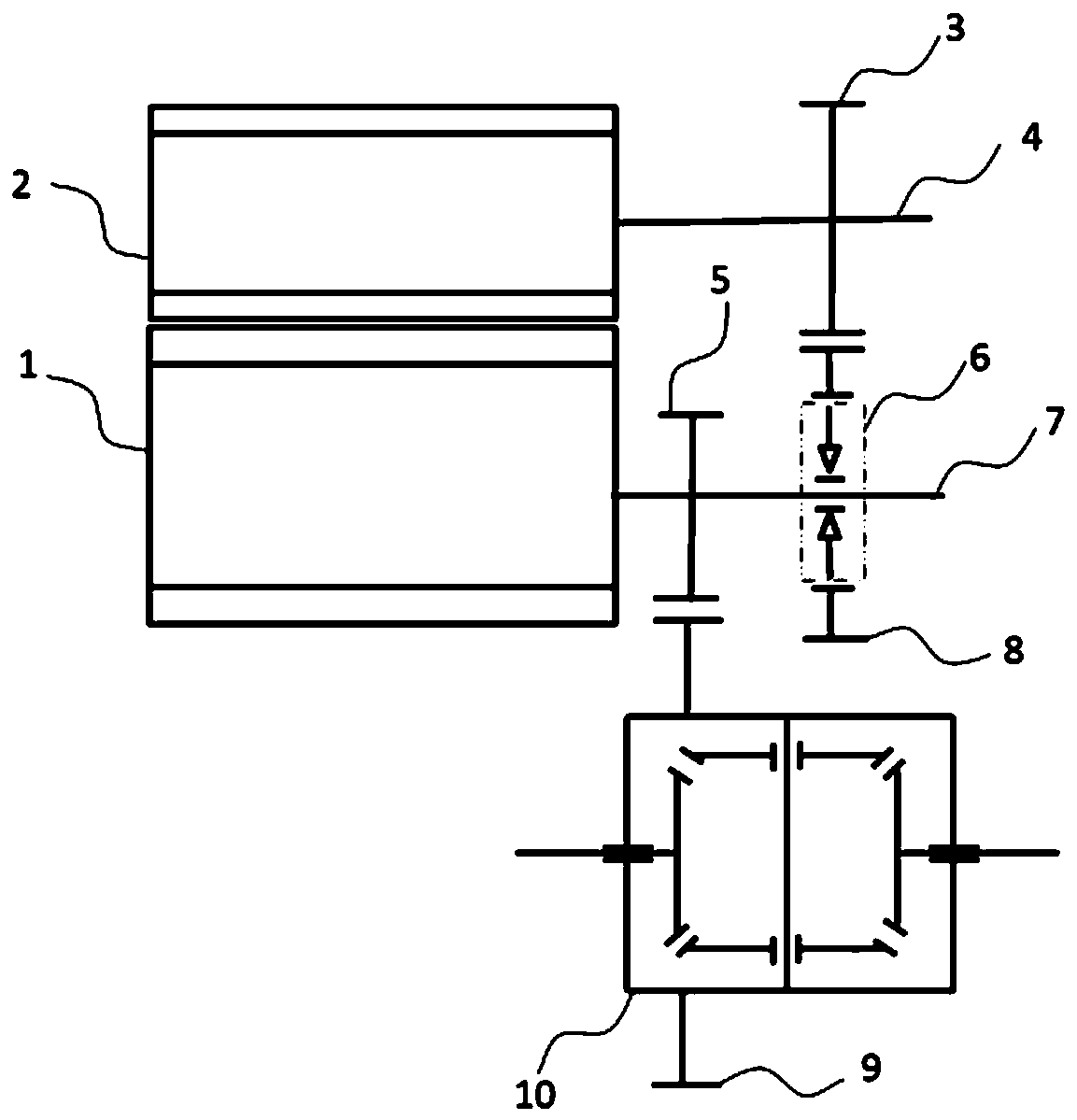 Dual-motor driving system and using method thereof