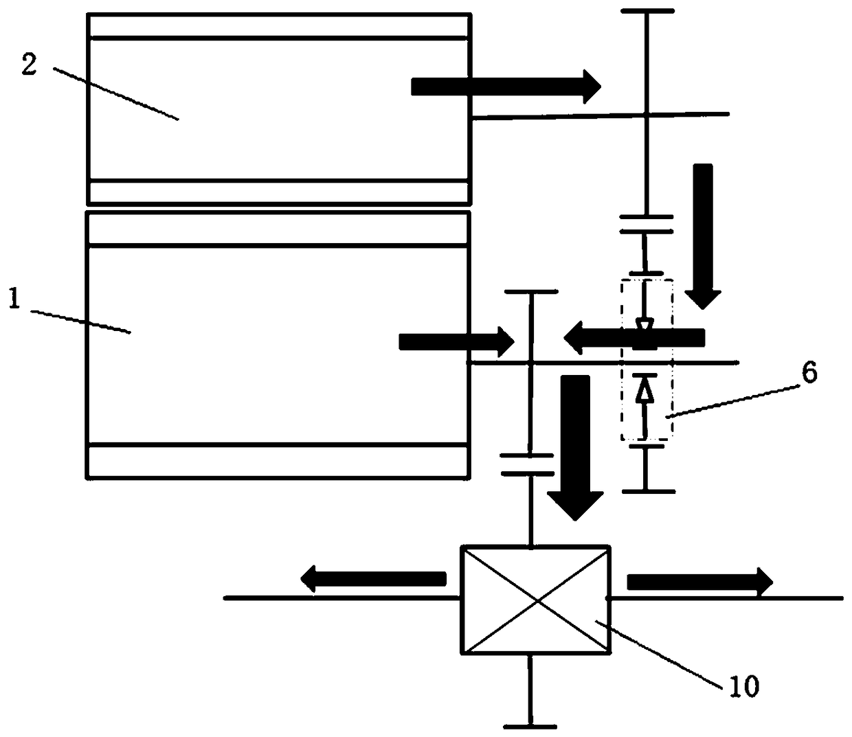 Dual-motor driving system and using method thereof