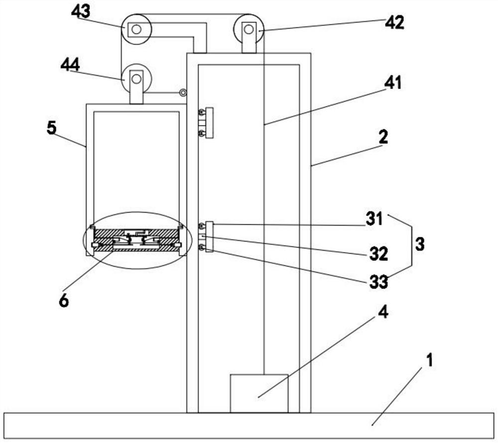 A safety lifting device for civil engineering construction