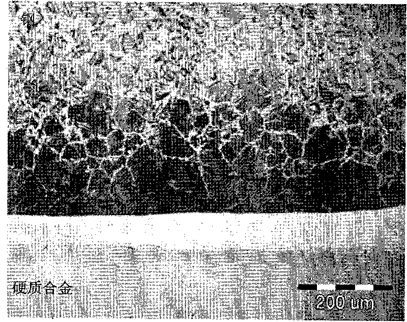 Method for soldering and welding hard alloy/steel compound tappet of engine by high-frequency induction