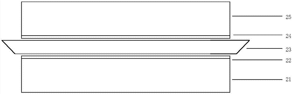 Slab laser crystal package method and slab laser crystal