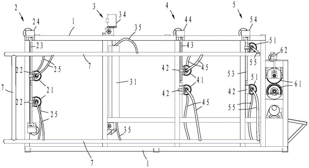 Cooling device for air duct cloth