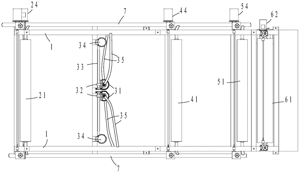 Cooling device for air duct cloth