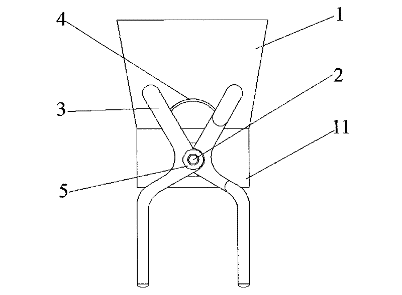 Windbreak flower pot with clamp