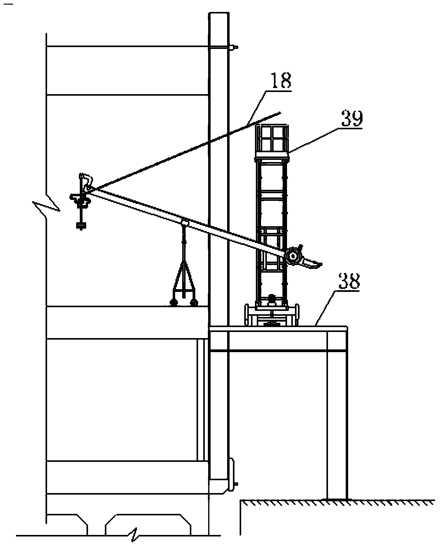 Method for hot repairing of local damage of coking chamber wall of coke oven