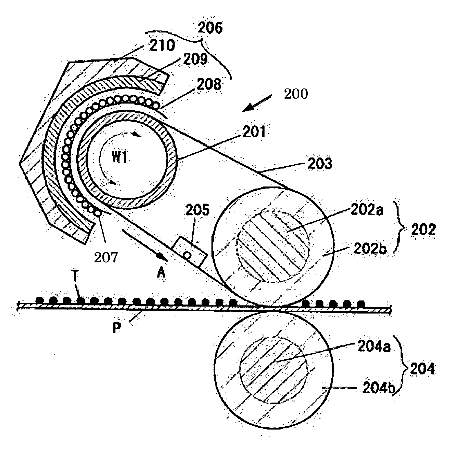 Image-fixing apparatus, and, image-forming apparatus