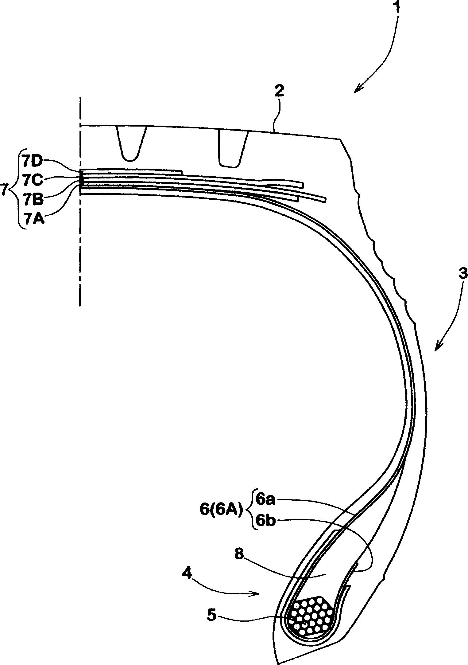 Bead core of pneumatic tire