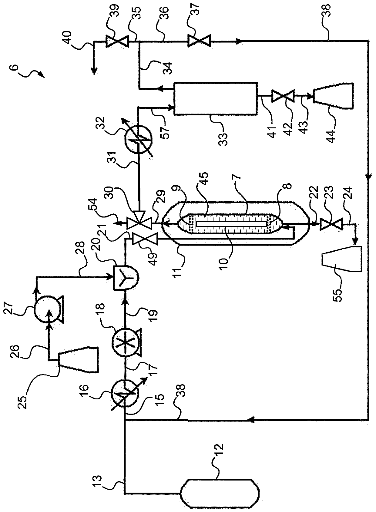 Process for supercritical or subcritical partial delignification and filling of a lignocellulosic material