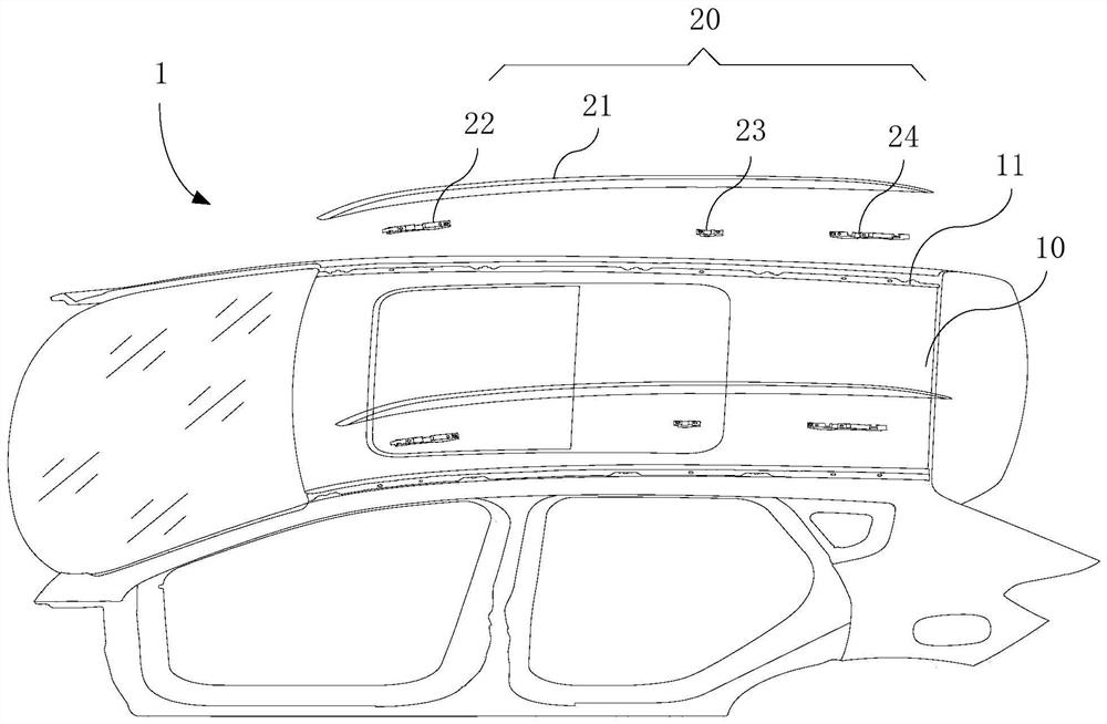 Automobile roof and automobile