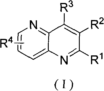 Method for preparing poly-substituted 1, 5-naphthyridine compound