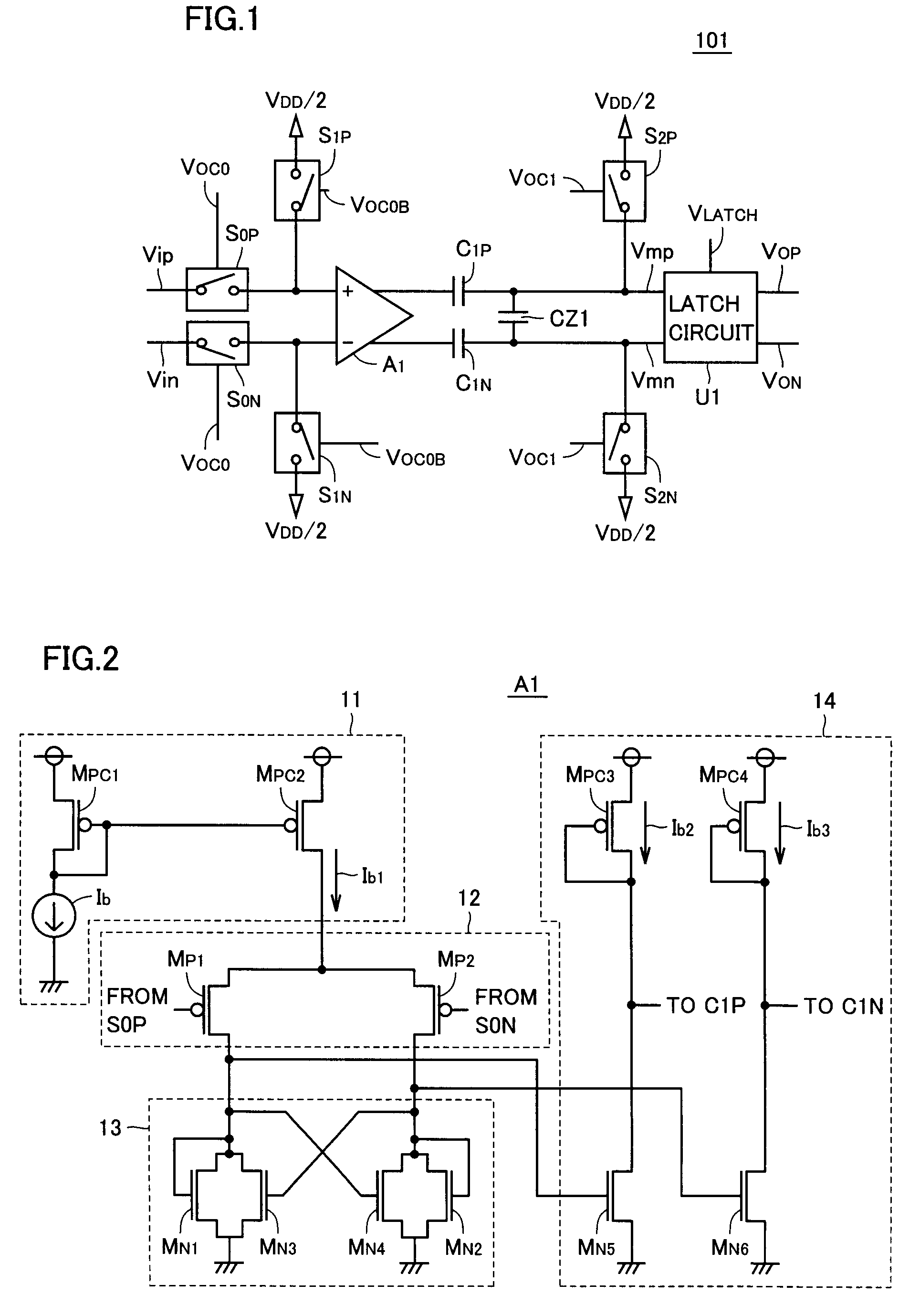 Semiconductor integrated circuit performing a voltage comparison and preventing deterioration of a voltage comparison accuracy