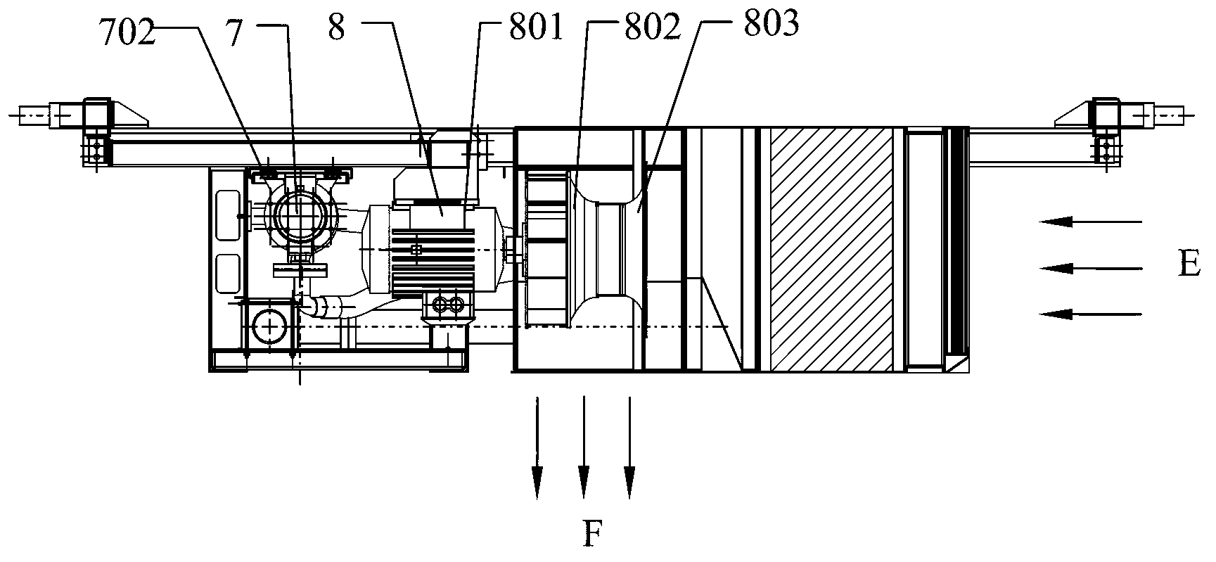 Cooling unit for traction system