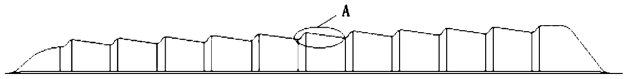 A viscous medium pressure forming method for thin-walled coverings with sudden changes in local curvature