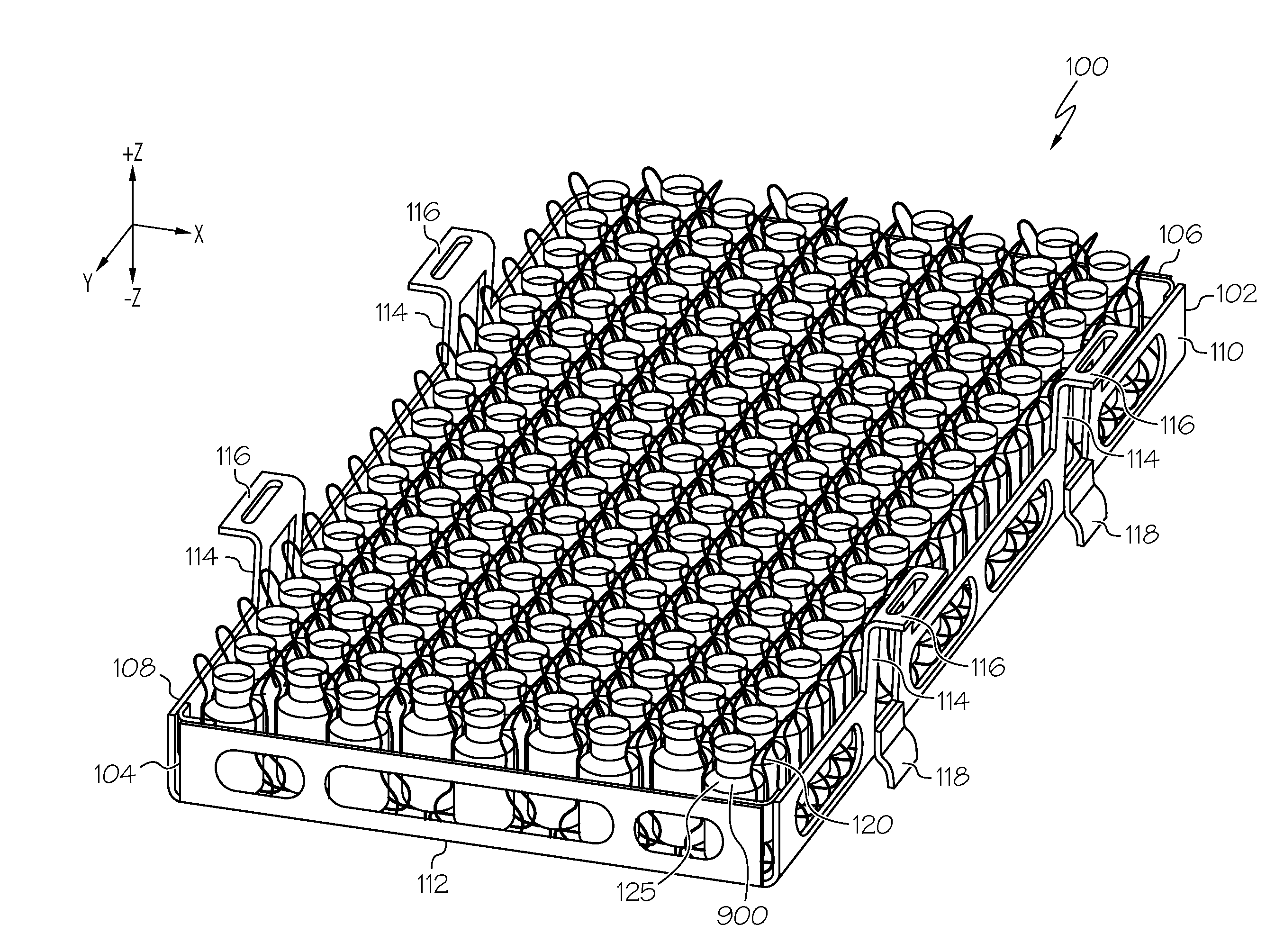 Apparatuses for holding and retaining glass articles