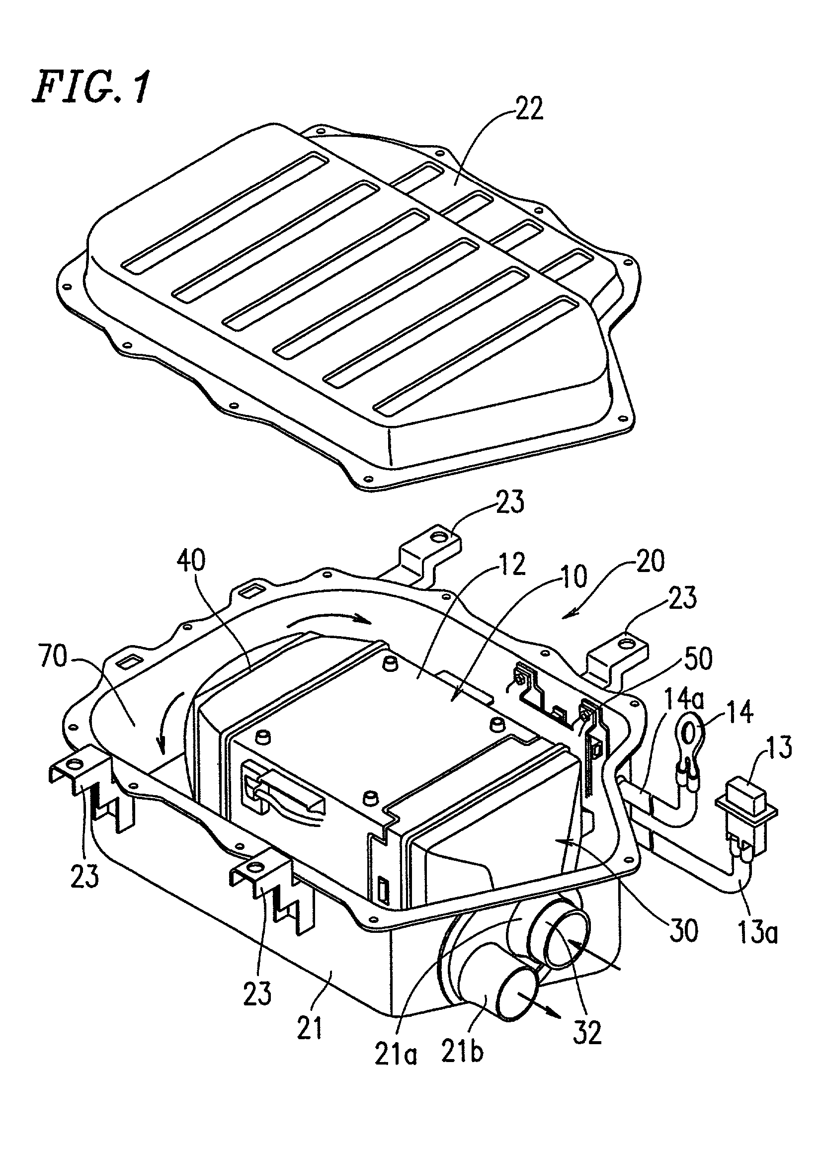 Battery power supply device