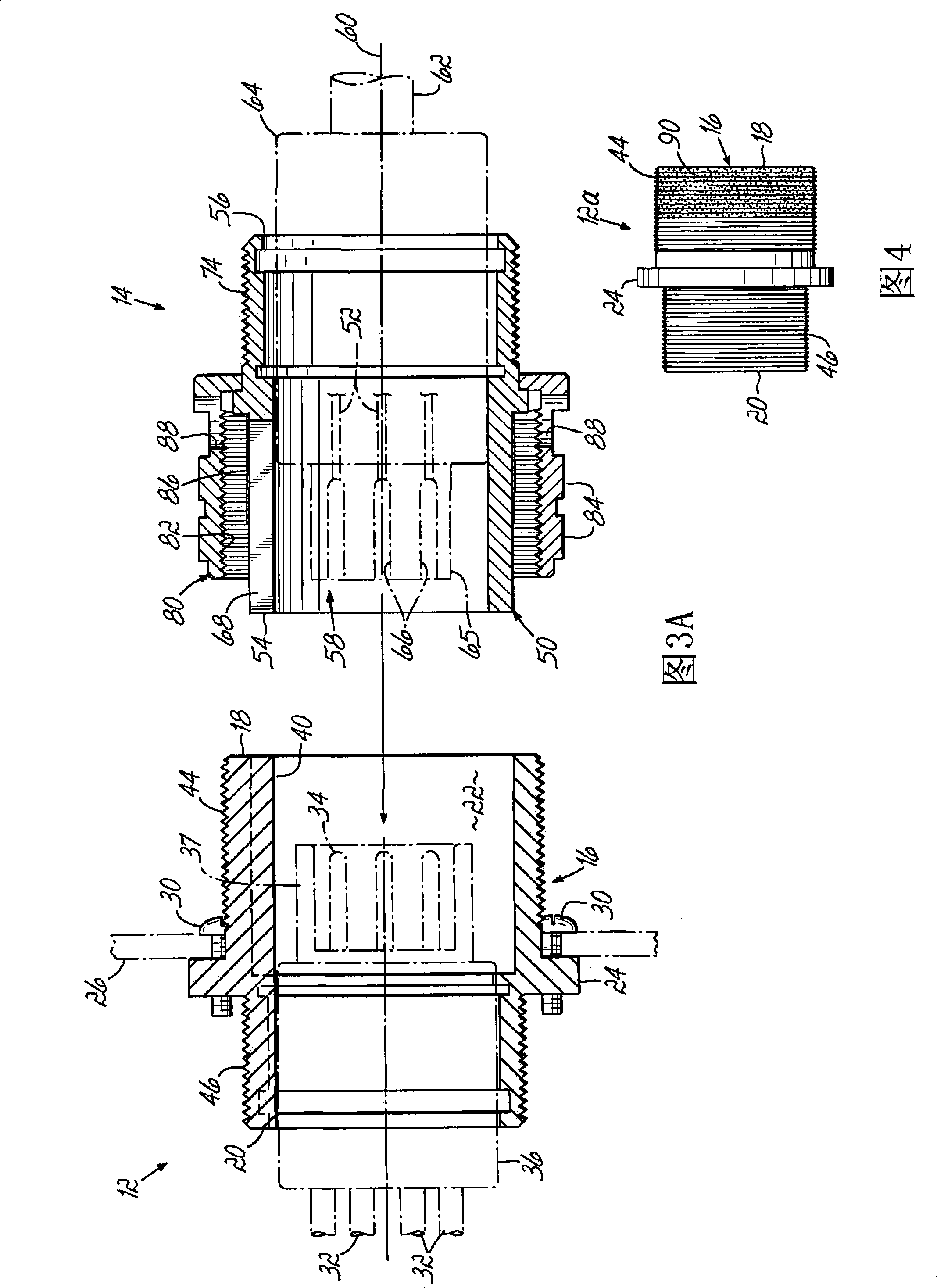 High-voltage electrical connector with visual indicator