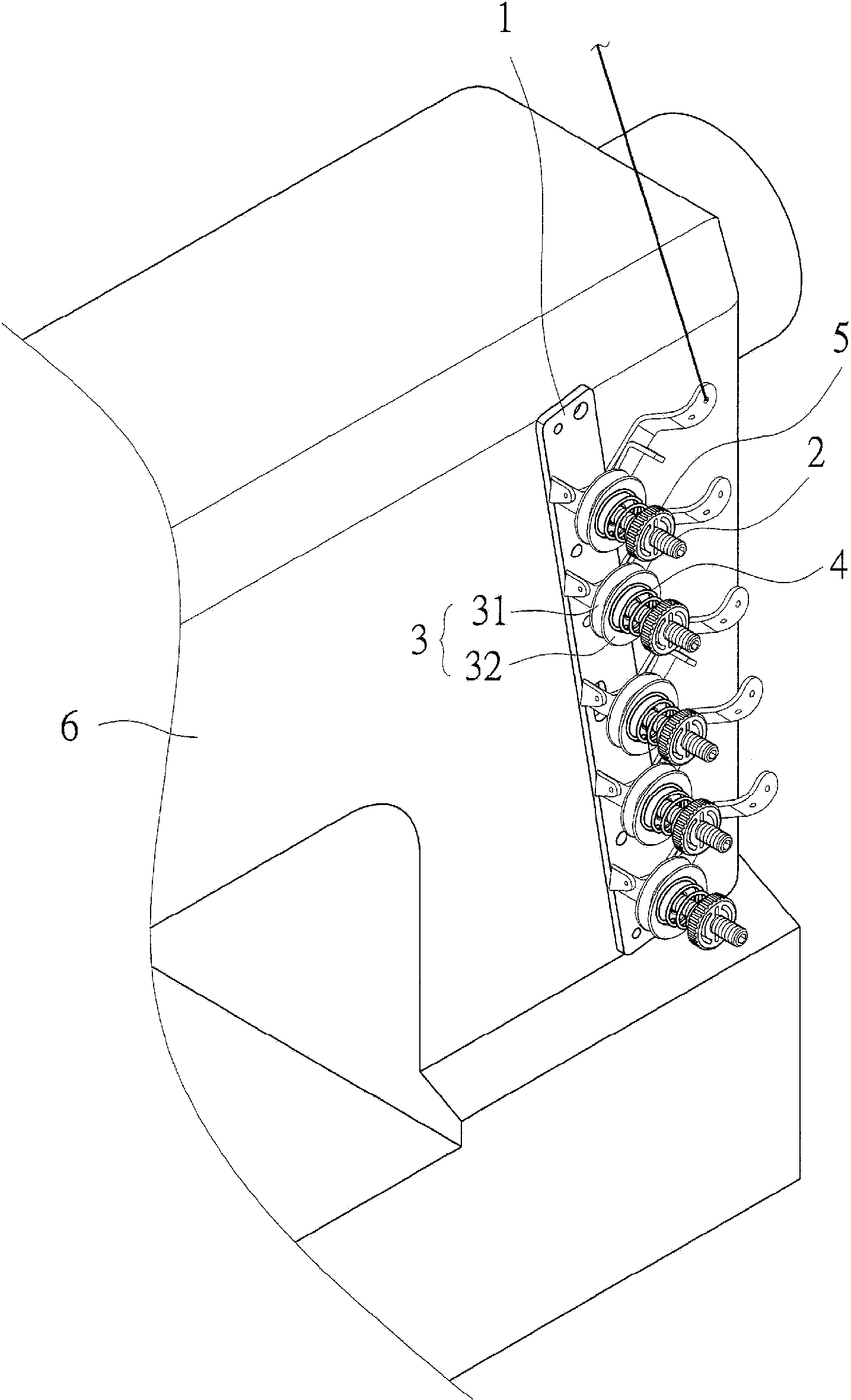 Thread tension adjustment mechanism of sewing machine