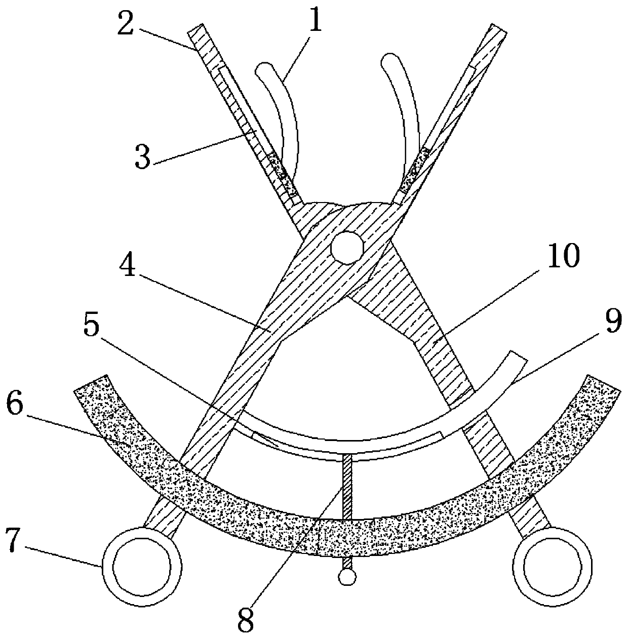 Surgery hemostatic forceps for general surgery department