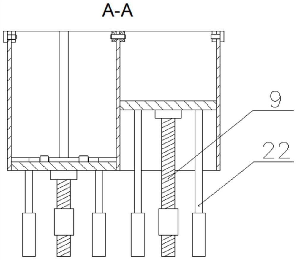 Using method and structure of large-small size fast switching 3D printing bin