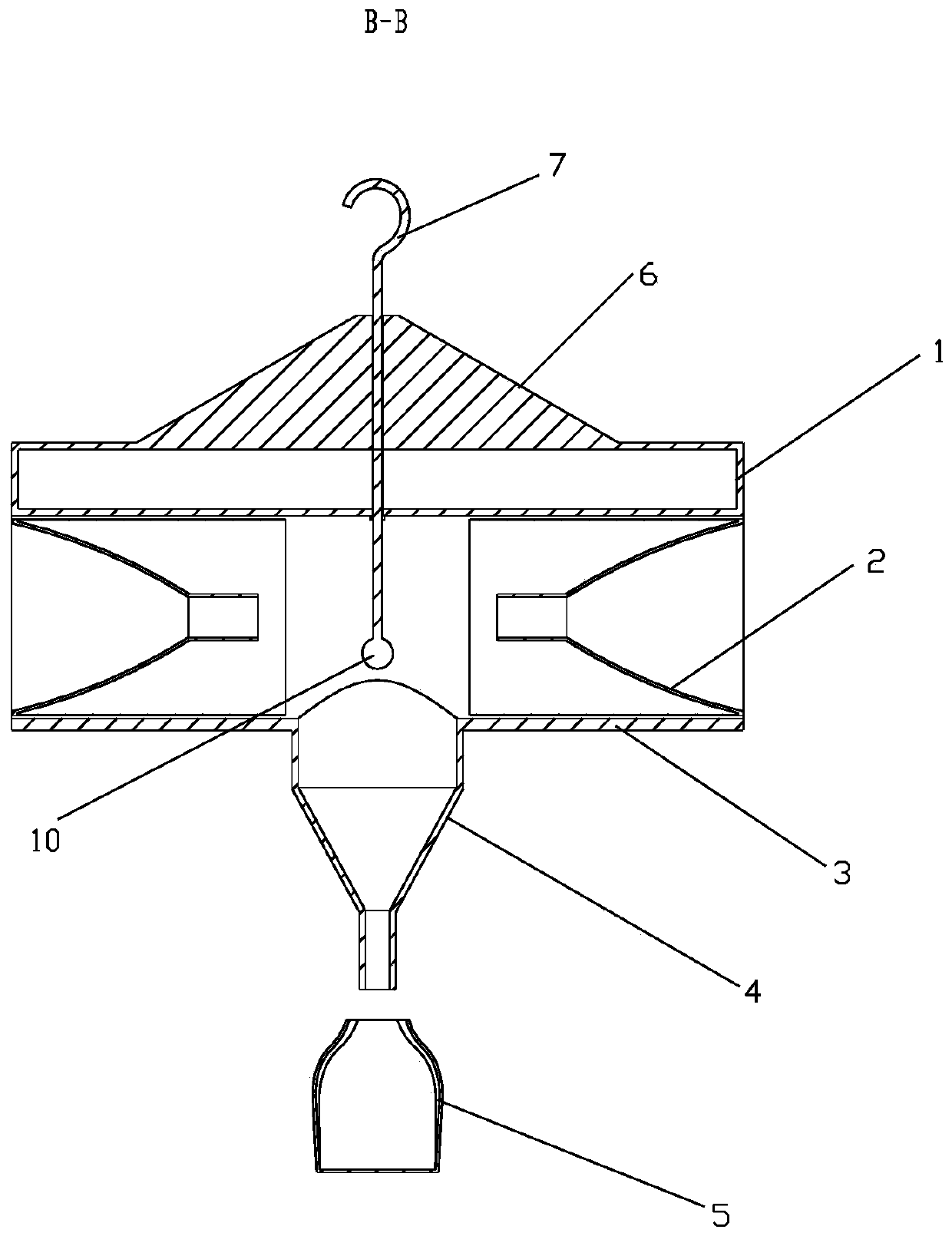 Trap type automatic pest forecasting instrument using sex pheromone