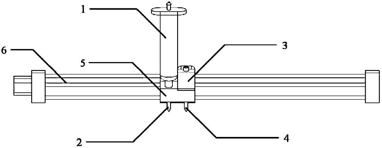 Printer combining direct writing type printing and hot melting deposition type printing and printing method