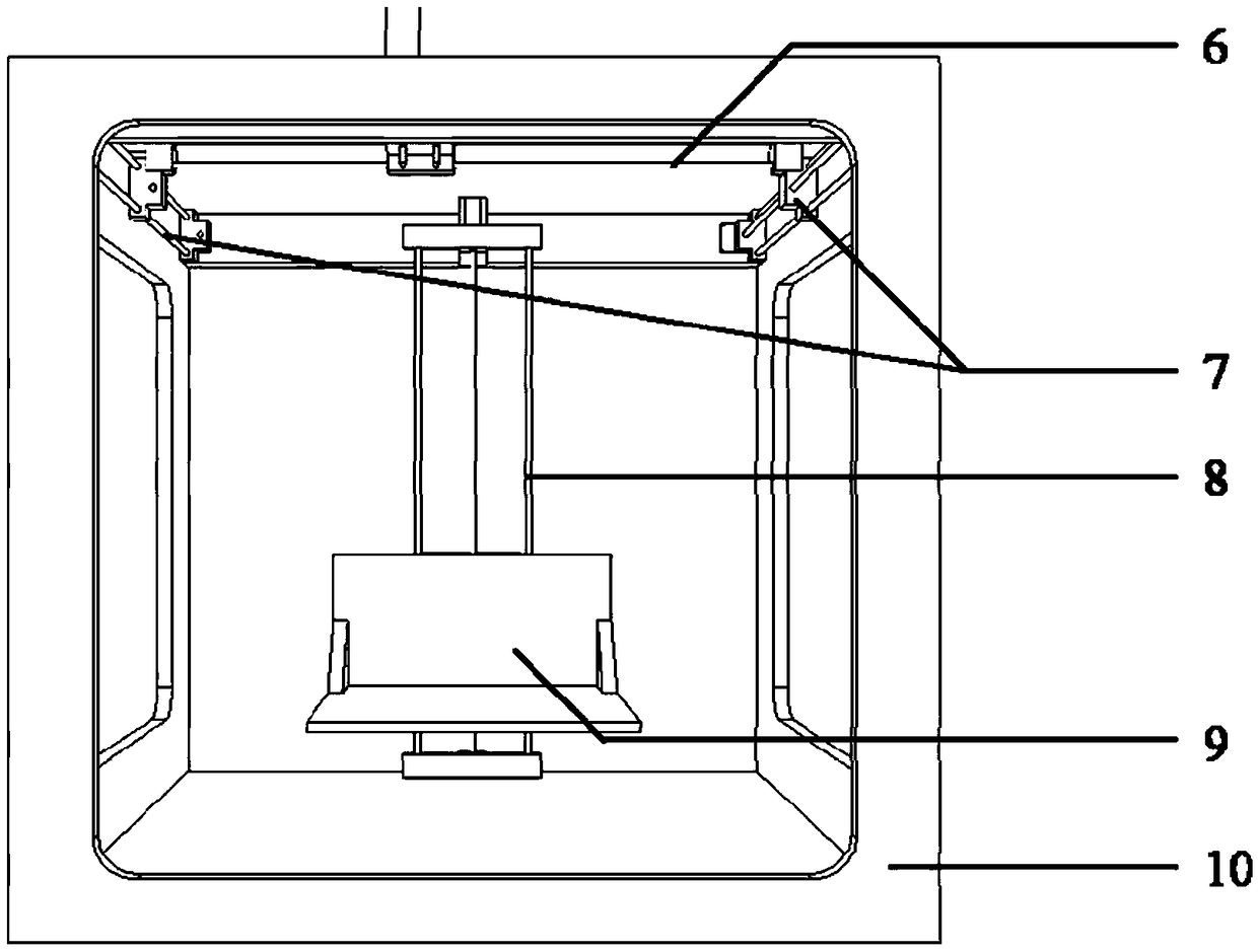 Printer combining direct writing type printing and hot melting deposition type printing and printing method