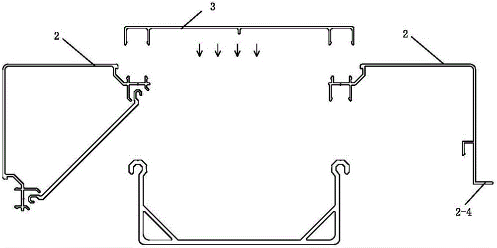 Novel decoration aluminum buckle plate of house stand column