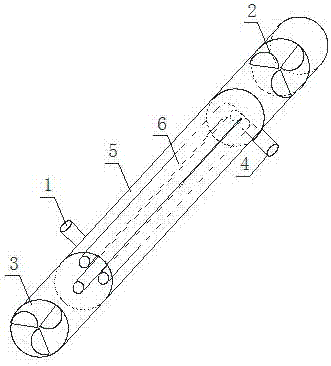 Heat exchange device for fresh air ventilator