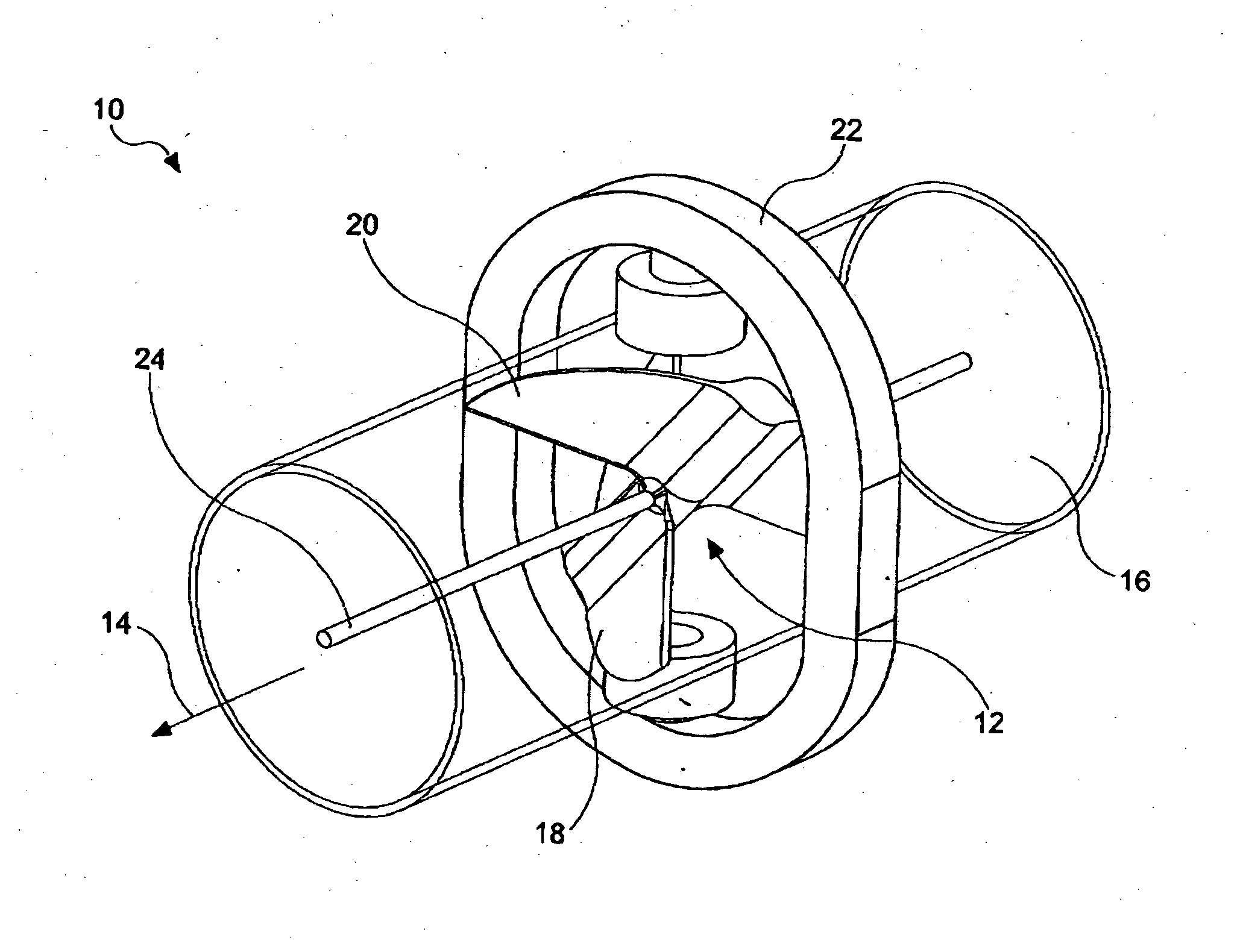 Inline power generator