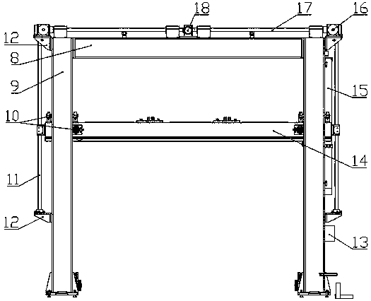 Tractor protective device testing platform and testing method thereof