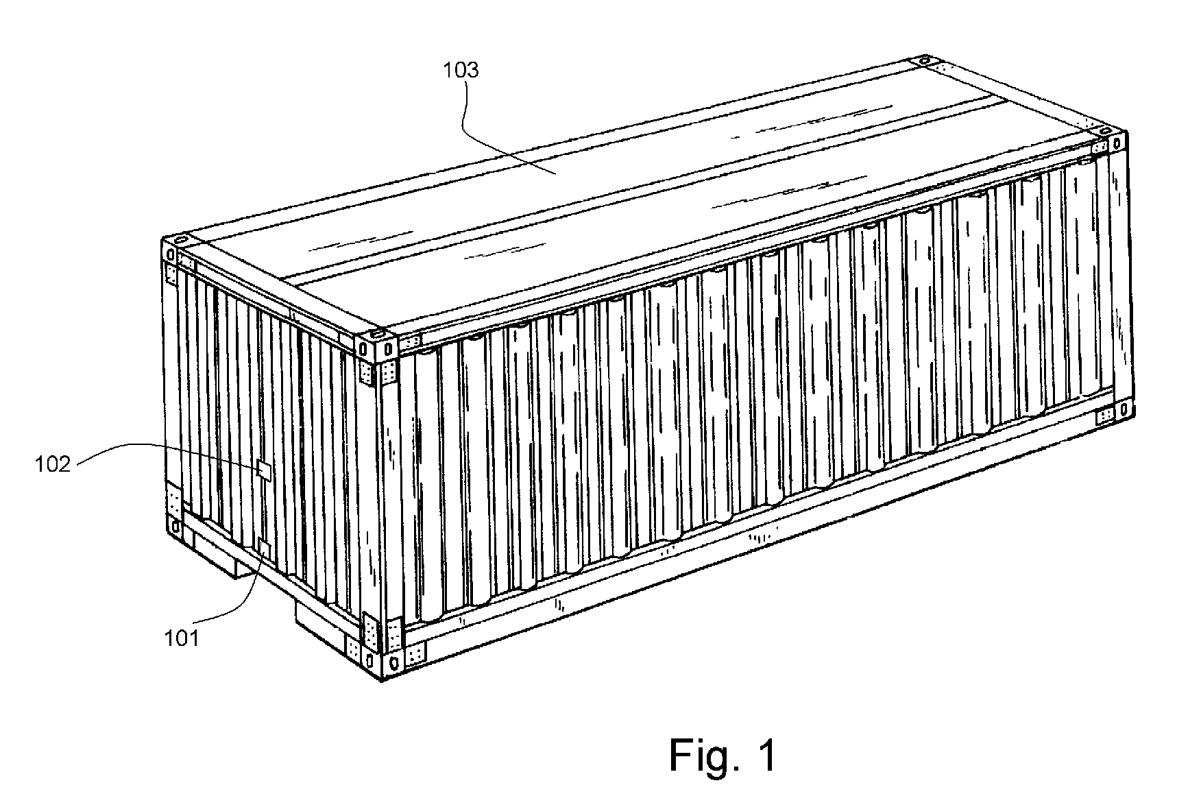 Method for Converting an Intermodal Shipping Container to a Rapidly Deployable Emergency Food, Water and Medicines Supply Container and Resulting Product thereof