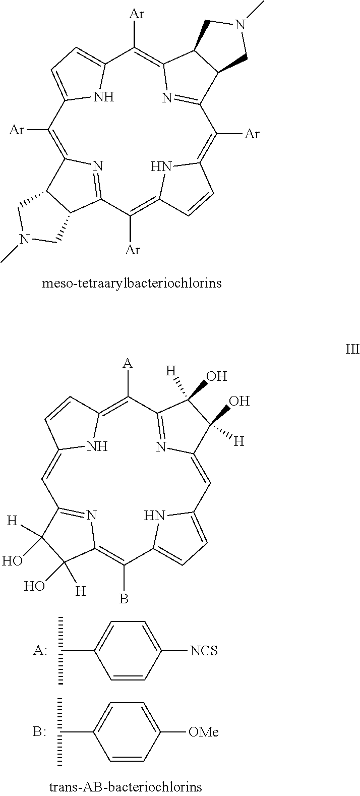 New routes to trans a,b-substituted bacteriochlorins