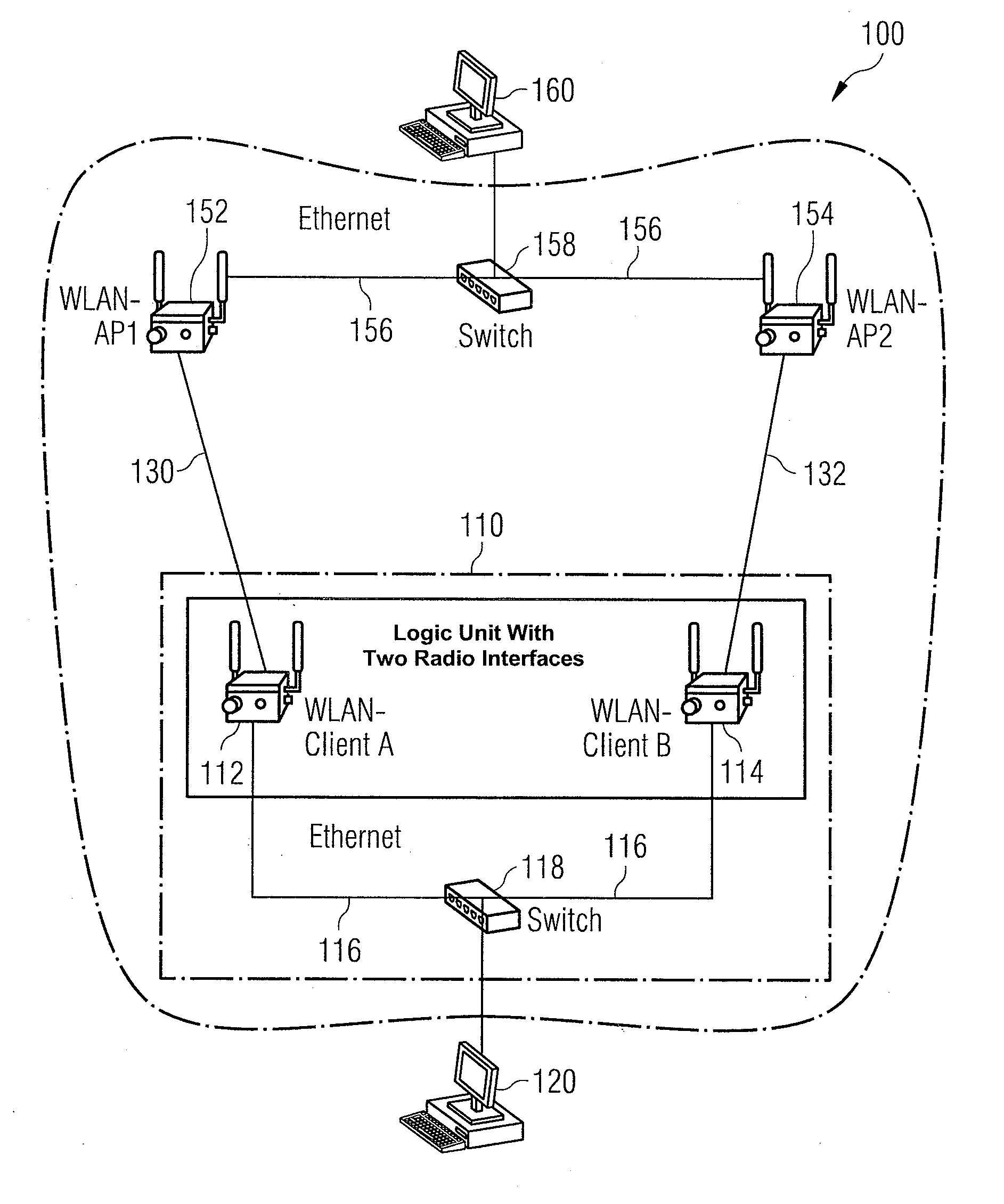 Radio Station System for a Wireless Network