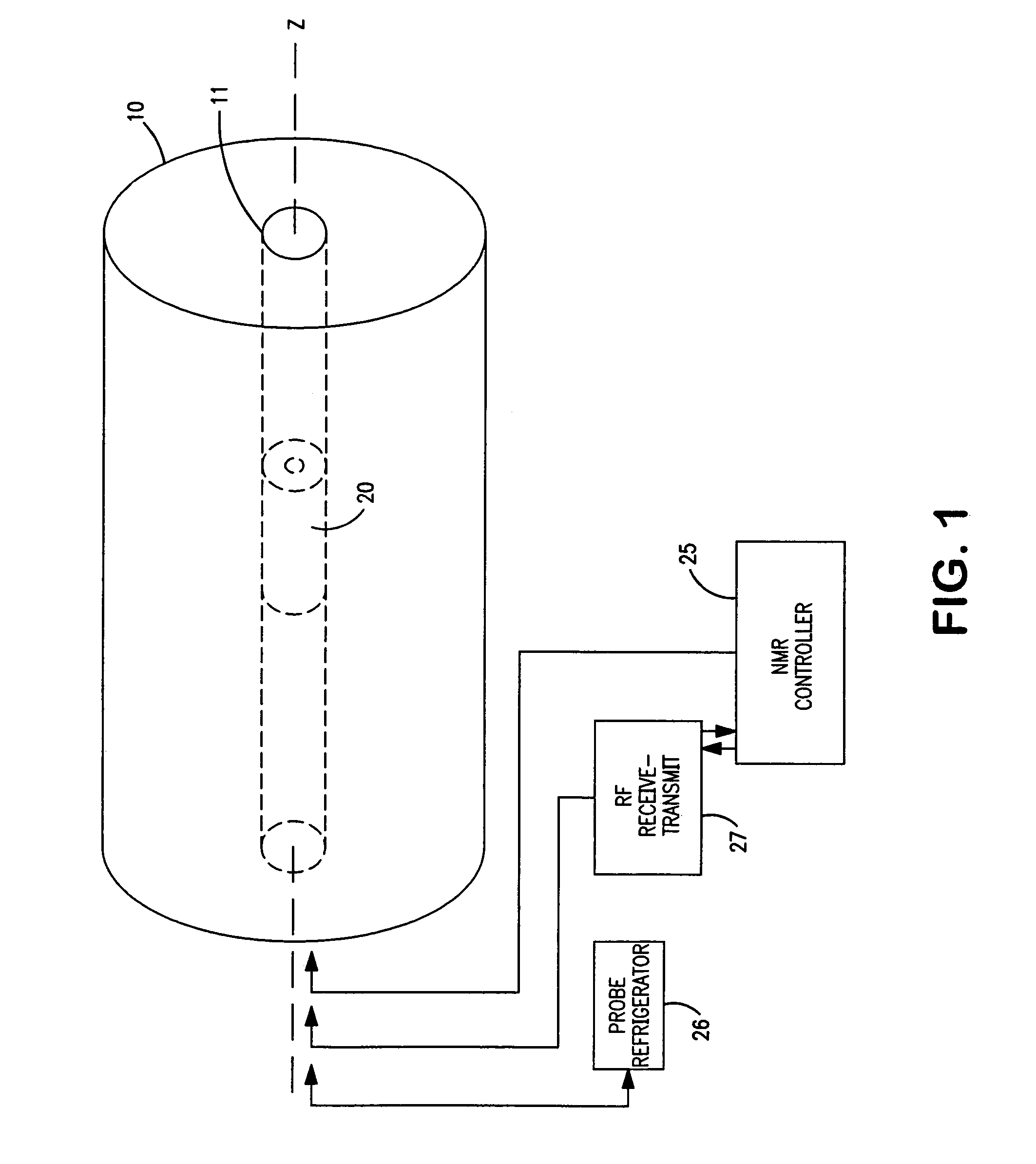 Cryogenic NMR probe