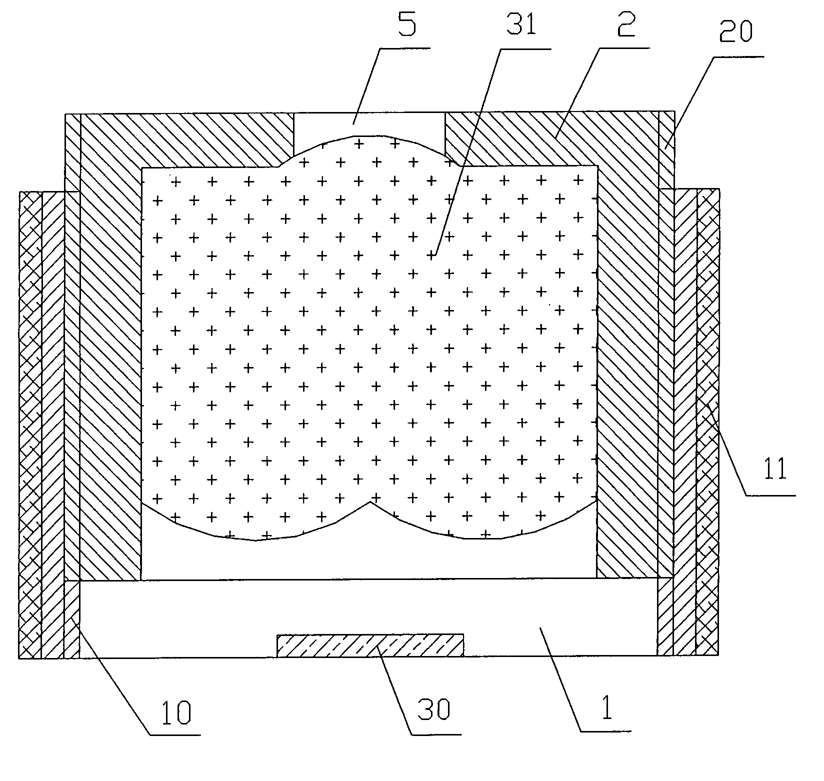 Integrated optical focusing/zooming system