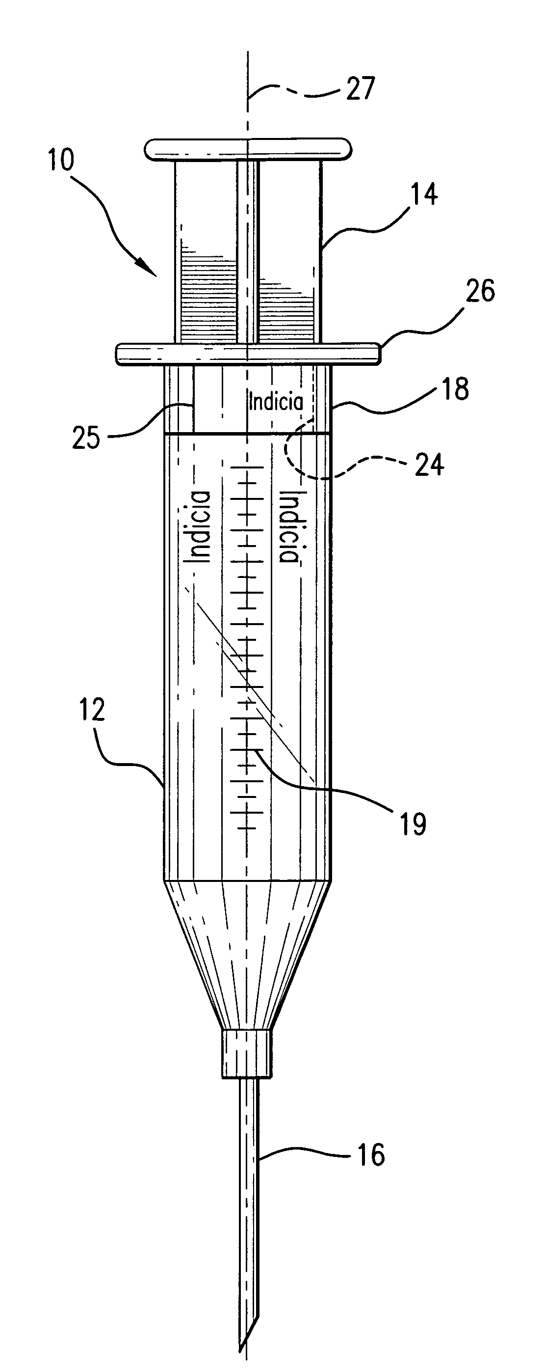 Syringe and syringe label