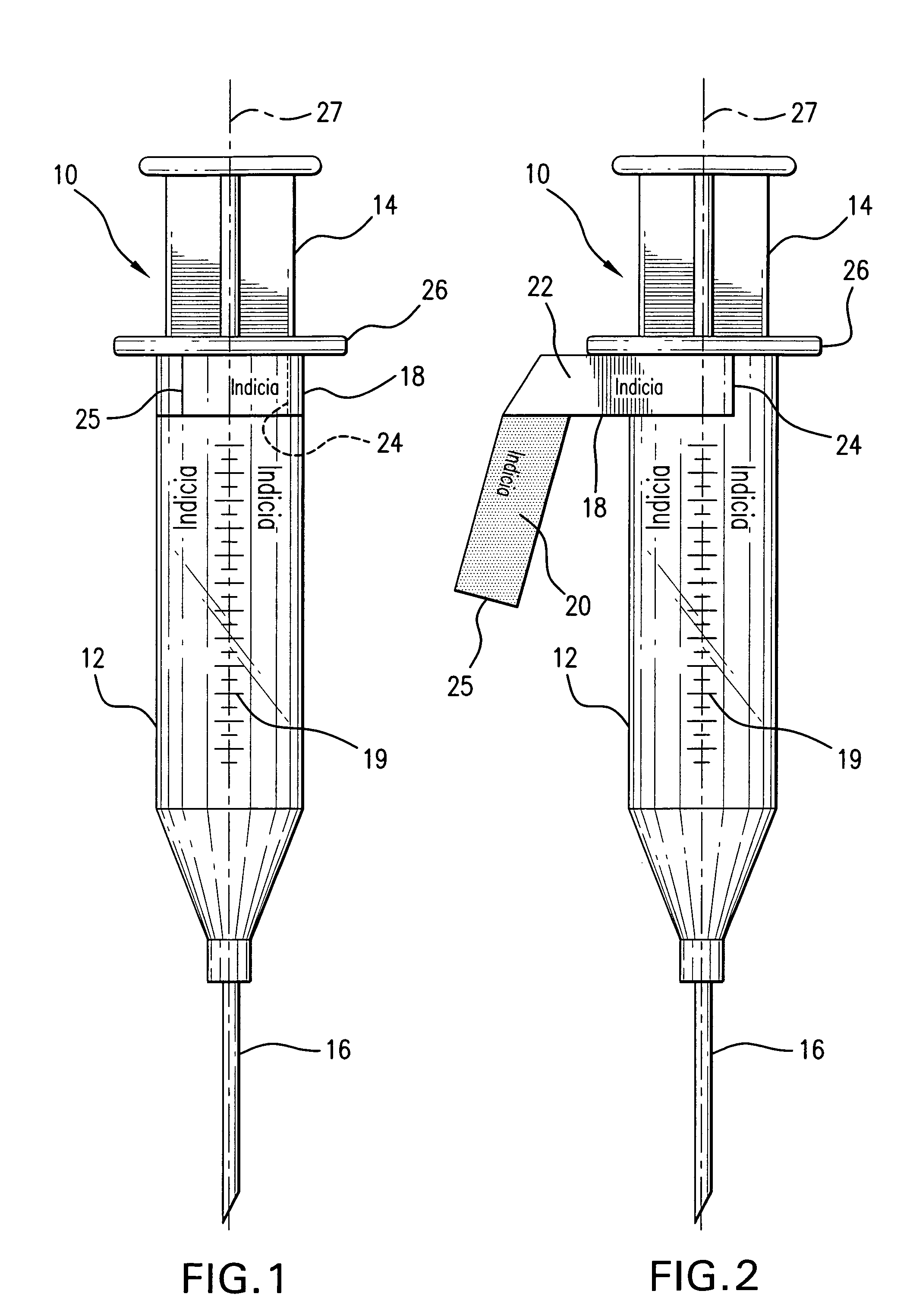 Syringe and syringe label