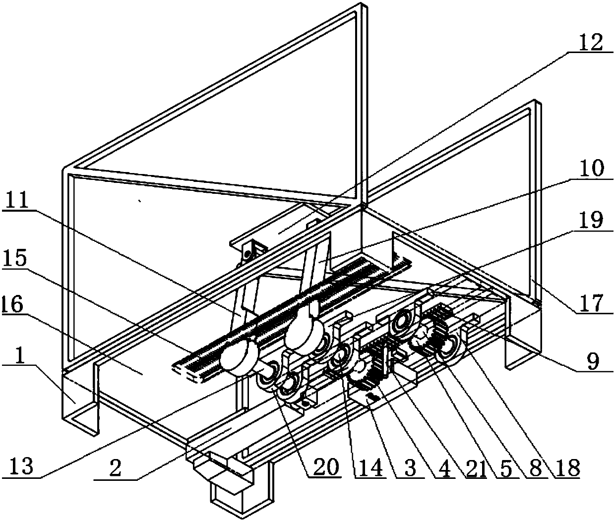 A standing lower limb exercise rehabilitation device