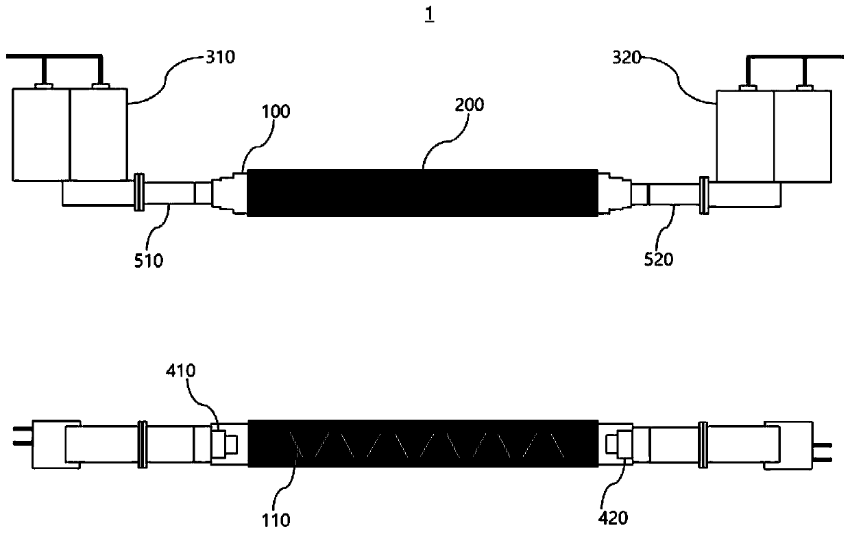 Linear electromagnetic wave plasma source and plasma processing device using same