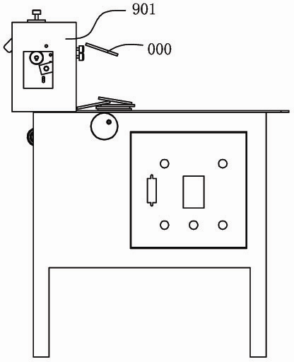 Aggregation device for transverse cutting machine