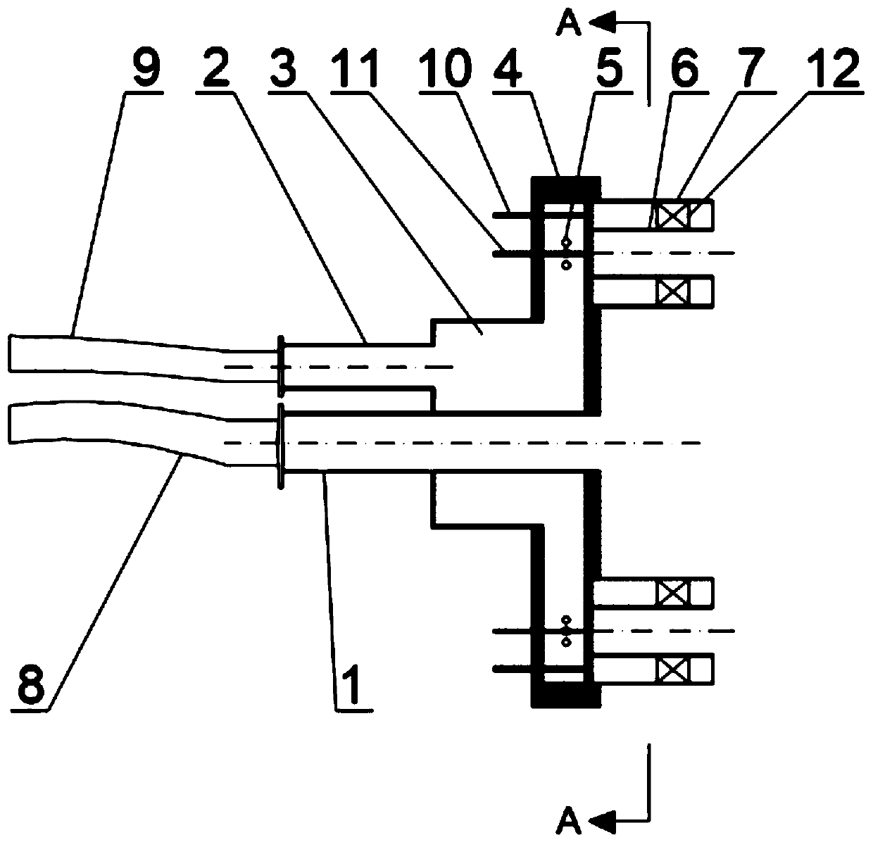 Rotating type flameless burner capable of achieving ultralow NOx emissions