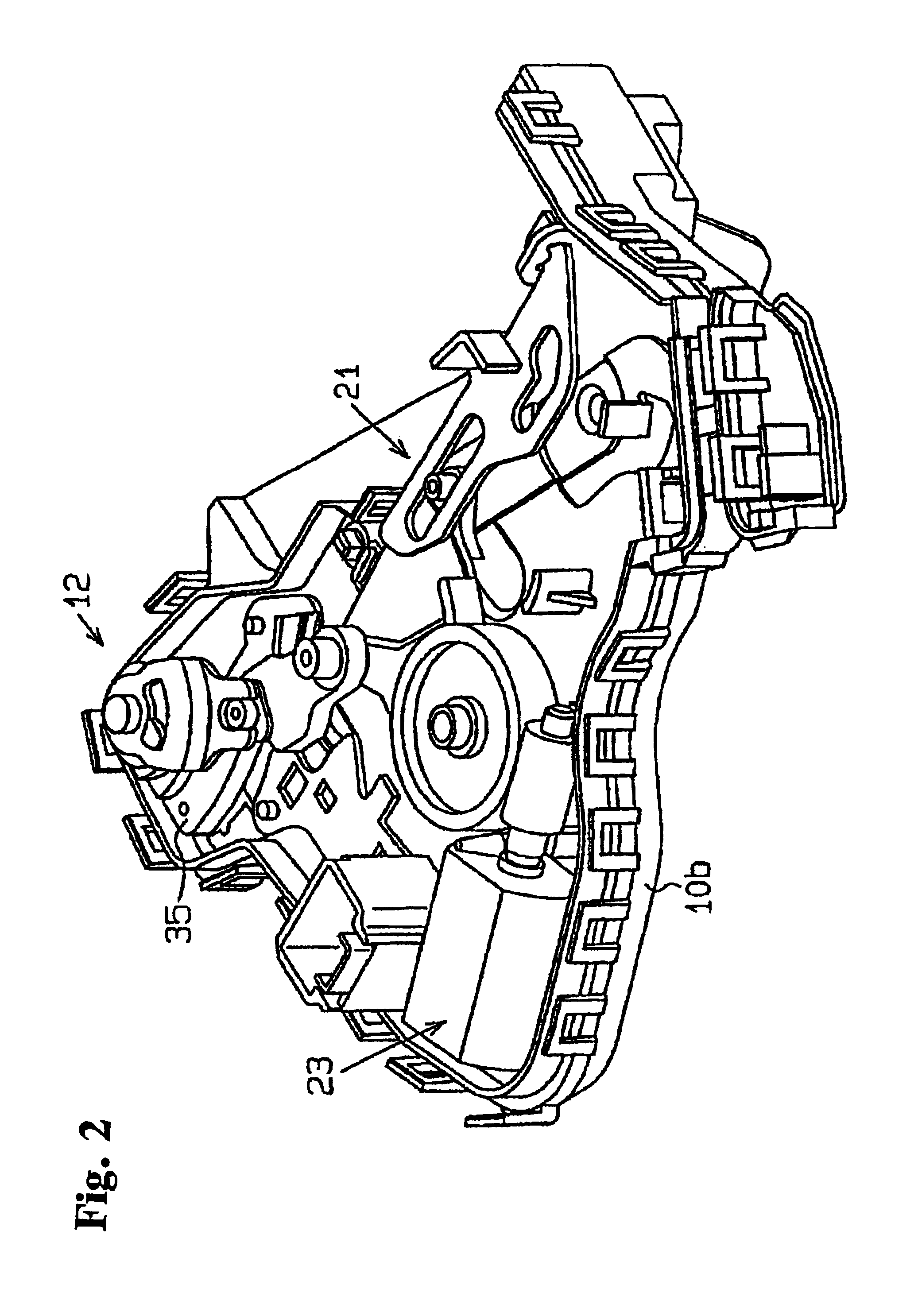 Vehicle door lock apparatus