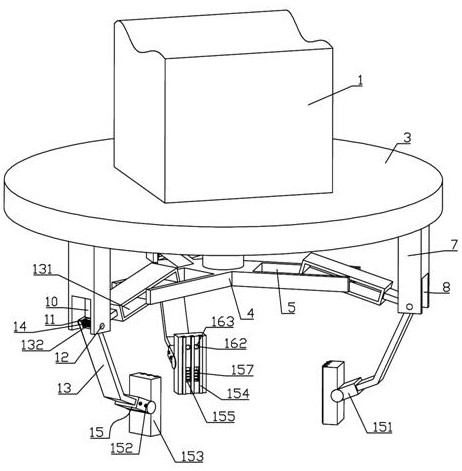 Three-jaw manipulator having anti-skidding effect