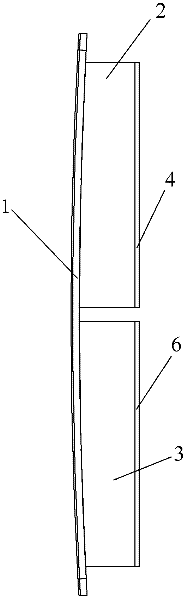 Ventilated rain removal grating for train air-conditioning system