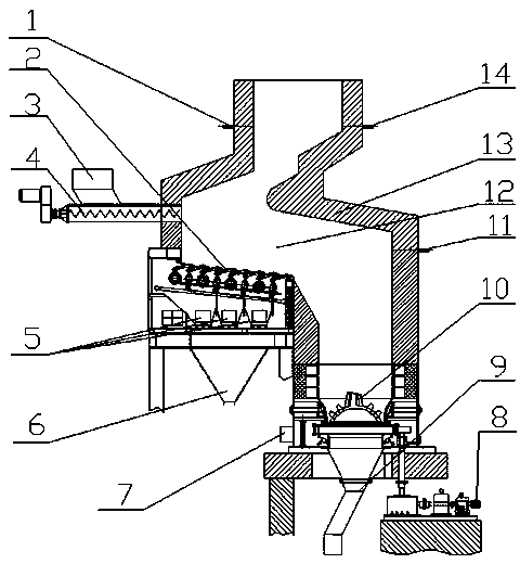 Novel high-efficiency vaporizing combustion compound furnace grate device with slag disintegrating function