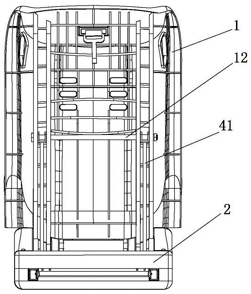 Adjustable child safety seat